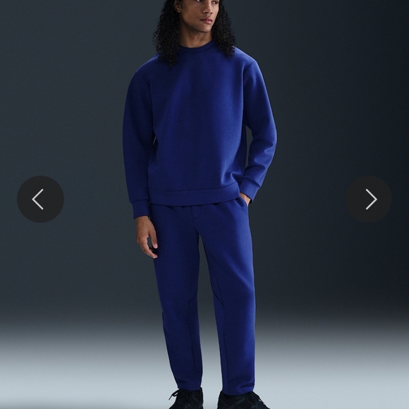 NWT 2pc Men's Nike Impossibly Soft Blue Sweatshirt and Pants Set